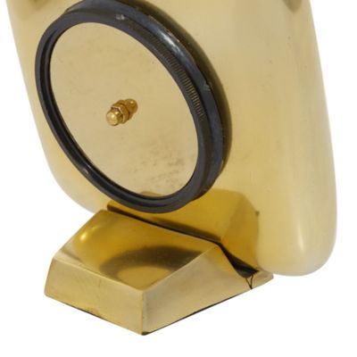 Image showing  Multicolor Aluminum Contemporary Clock, 6 in. x 6 in. x 3 in.