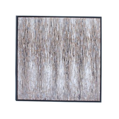 Image showing  White Contemporary Abstract Canvas Wall Art, 47 in. x 47 in.