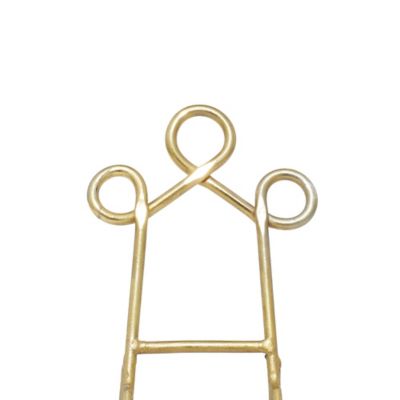 Image showing  Multicolor Metal Traditional Easels, 4 in. x 9 in., 3 pc.