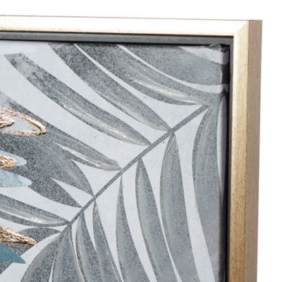 Image showing  Blue Canvas Coastal Style Wall Art, 32 in. x 32 in.