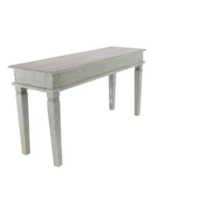 Image showing  Grey Rustic Mahogany Wood Console Table, 30 in. x 59 in.
