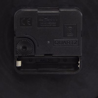 Image showing  Black Metal Vintage Clocks, 7 in. x 6 in. x 2 in., 2-Pack