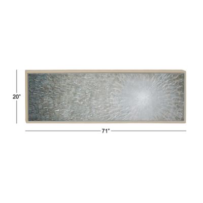 Image showing  Grey Modern Abstract Canvas Wall Art, 20 in. x 71 in.