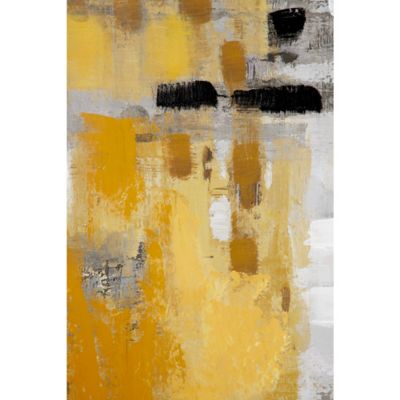 Image showing 5 th Harper & Willow Gold Contemporary Abstract Canvas Wall Art, 40 in. x 40 in.