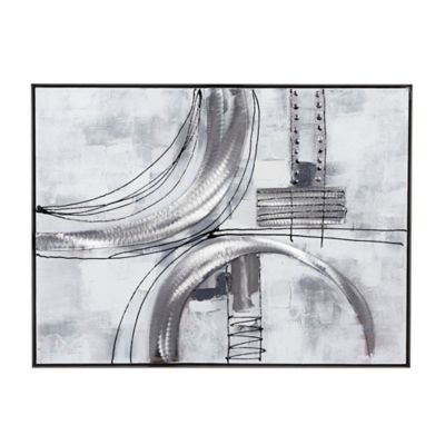 Image showing  Multicolor Contemporary Abstract Canvas Wall Art, 30 in. x 40 in.