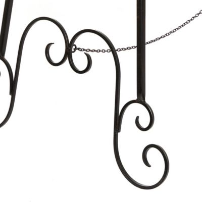 Image showing  Iron Traditional Easel, 69 in. x 32 in. x 28 in., Black