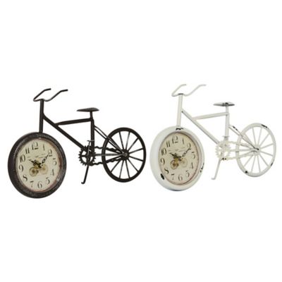 Image showing  Metal Country Cottage Clock, 8 in. x 12 in. x 3 in.