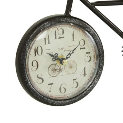 Image showing  Metal Country Cottage Clock, 8 in. x 12 in. x 3 in.