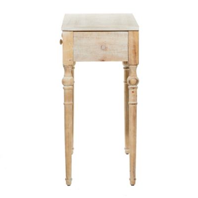 Image showing  Brown Farmhouse Wood Console Table, 33 in. x 36 in.