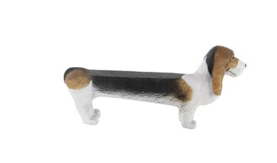 Image showing  Polystone Beagle Dog Bench, 26 in. x 55 in. x 10 in., 92680