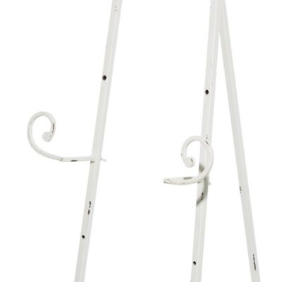 Image showing  Metal Country Cottage Easel, 52 in. x 17 in. x 22 in., White
