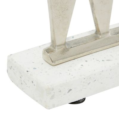 Image showing  Silver Terrazzo Modern Decorative Sign, 7 in. x 21 in. x 2 in.