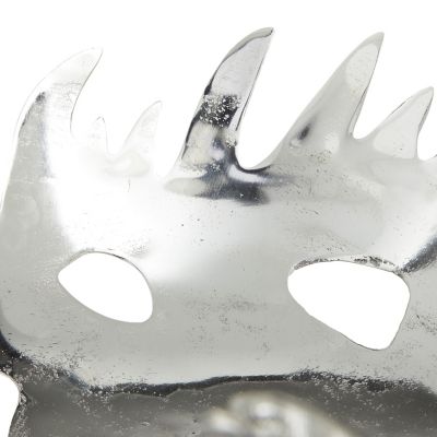 Image showing  Silver Aluminum Contemporary Decorative Bowls, 6 in. and 5 in., 2-Pack