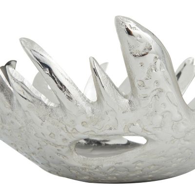 Image showing  Silver Aluminum Contemporary Decorative Bowls, 6 in. and 5 in., 2-Pack