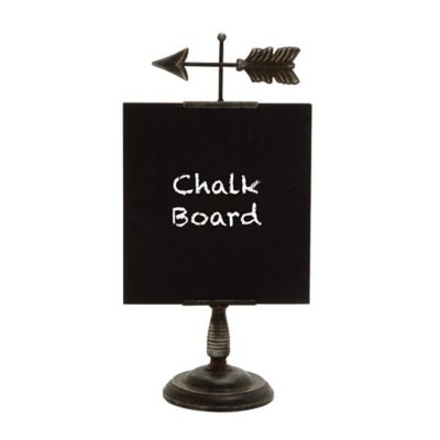 Image showing  Black Metal Farmhouse Decorative Sign, 20 in. x 10 in. x 6 in.