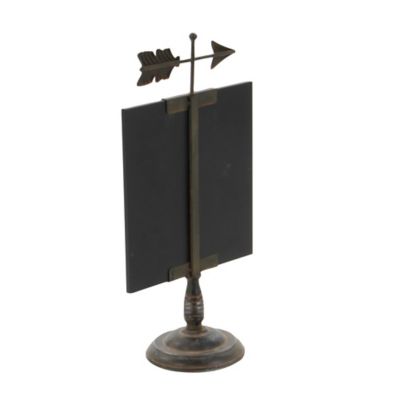 Image showing  Black Metal Farmhouse Decorative Sign, 20 in. x 10 in. x 6 in.