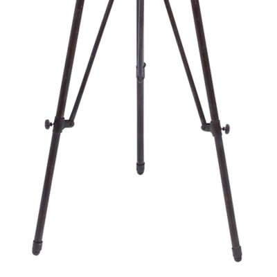 Image showing  Metal Industrial Clock, 57 in. x 17 in. x 17 in., Black