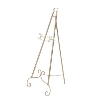 Image showing  Iron Traditional Easel, 46 in. x 22 in. x 21 in., Gold