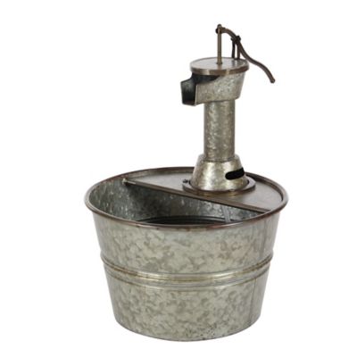 Image showing  Grey Iron Farmhouse Water Fountain, 18 in. x 15 in. x 17 in., 70551