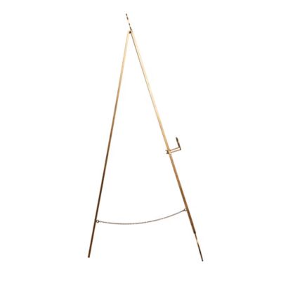 Image showing  Iron Traditional Easel, 68 in. x 23 in. x 33 in., Gold