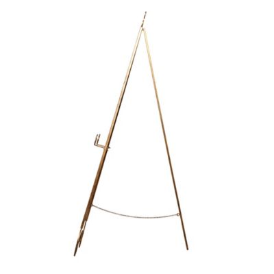 Image showing  Iron Traditional Easel, 68 in. x 23 in. x 33 in., Gold