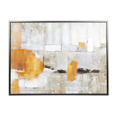 Image showing  Multicolor Contemporary Abstract Canvas Wall Art, 36 in. x 48 in.