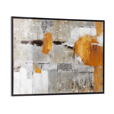 Image showing  Multicolor Contemporary Abstract Canvas Wall Art, 36 in. x 48 in.