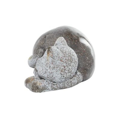 Image showing  Polystone Country Cats Garden Sculpture, 7 in. x 15 in. x 9 in., Gray