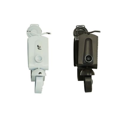 Image showing  Metal Country Cottage Clock, Black, 8 in. x 13 in. x 3 in.