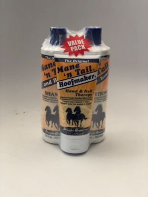 Mane 'n Tail Horse Shampoo, Conditioner and Nail Therapy Value Pack