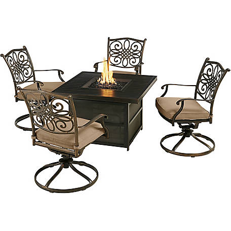 Hanover Traditions 5 Pc Fire Pit, Fred Meyer Gas Fire Pit