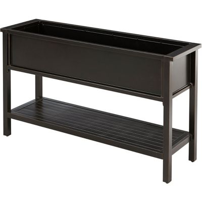 Hanover Raised Garden Bed Planter with Storage Shelf, 51 in.