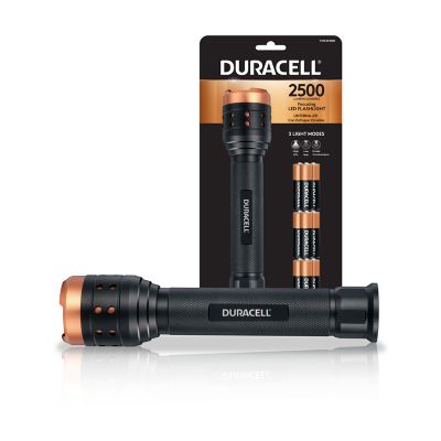 Image showing 5 th Duracell 2,500-Lumen Aluminum Focusing Flashlight, Heavy-Duty Compact LED Flashlight with AA Batteries
