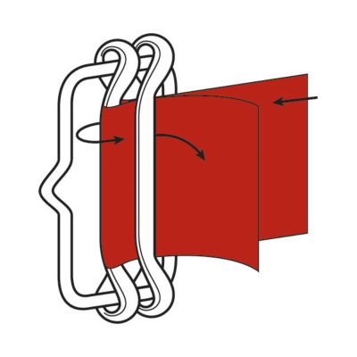 Image showing  2 in. Polytape Electric Fencing End Buckles, 3 pk.