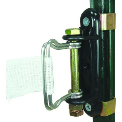 Image showing  2 in. T-Post Polytape Corner End Insulator, Black