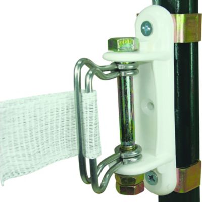 Image showing  2 in. T-Post Polytape Corner End Insulator, White