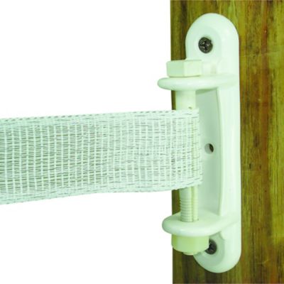 Field Guardian 2 in. Wood Polytape Plastic Split Bolt Tensioner, White