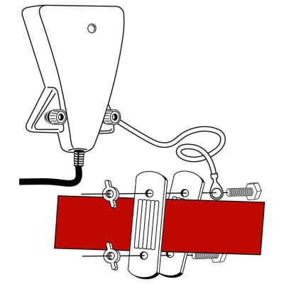 Image showing  2 in. Polytape to Energizer Electric Fencing Connector