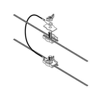 Image showing  1/4 in. Polyrope to Polyrope Electric Fencing Connector