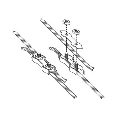 Image showing  3/8 in. Polyrope Electric Fencing Connector