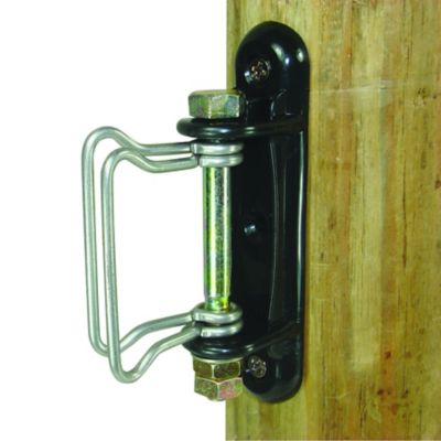 Field Guardian 2 in. Wood Post Polytape Corner End Insulator, Black