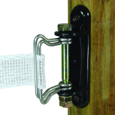Image showing  2 in. Wood Post Polytape Corner/End Insulator, Black