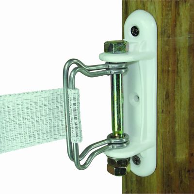 Image showing  2 in. Wood Post Polytape Corner/End Insulator, White