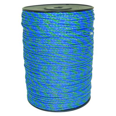 Image showing  1,640 ft. x 360 lb. Polywire Electric Fencing, Blue/Green
