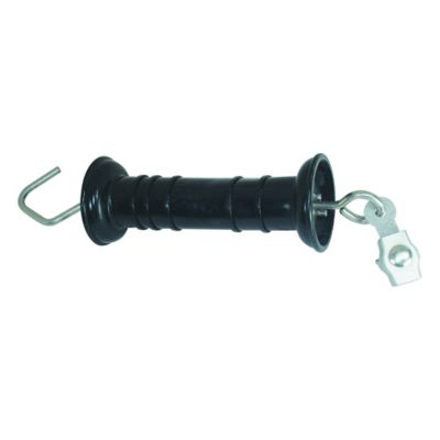 Field Guardian Medium-Duty Gate Handle, with 1/4 in. Rope Connector, Black
