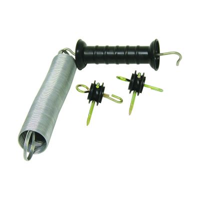 Field Guardian 16 ft. Spring Gate Kit, Black