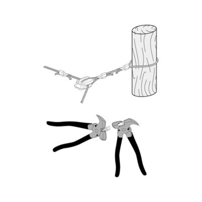 Image showing  Polyrope Electric Fencing Crimps, 10-Pack