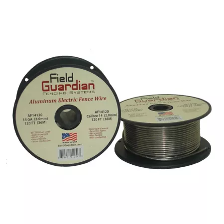 Field Guardian 120 ft x 209 lb 14 Gauge Aluminum Fence Wire Electric Fence Wire & Tape