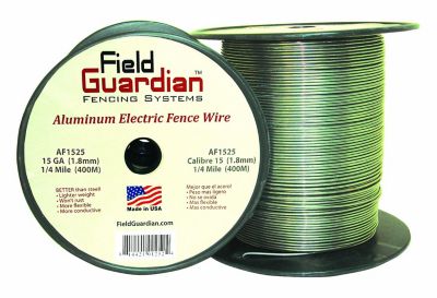 Field Guardian 1/4 Mile x 173 lb. Aluminum Fence Wire, 15 Gauge
