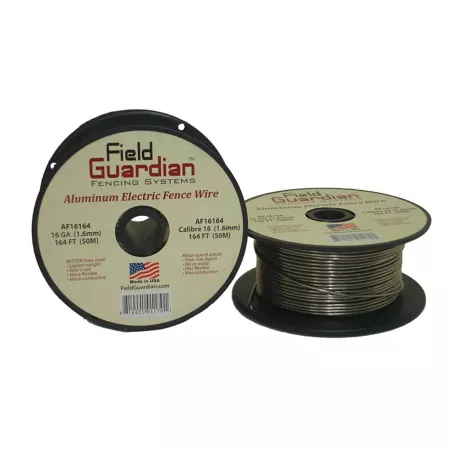 Field Guardian 164 ft x 139 lb Aluminum Fence Wire 16 Gauge Electric Fence Wire & Tape